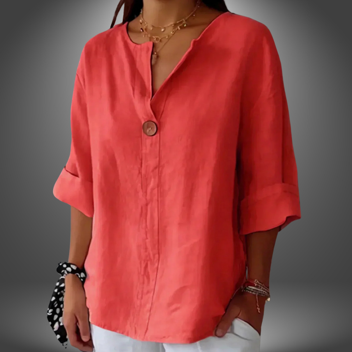 Jessa | Camicia  Premium con Scollatura a V