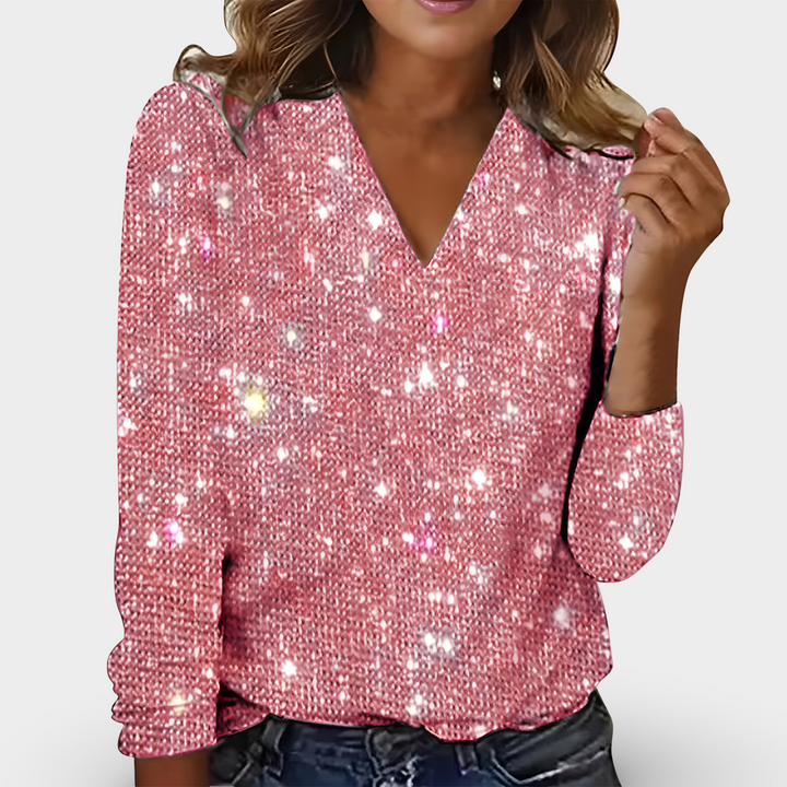 Vale | Blusa luminosa per feste scintillanti