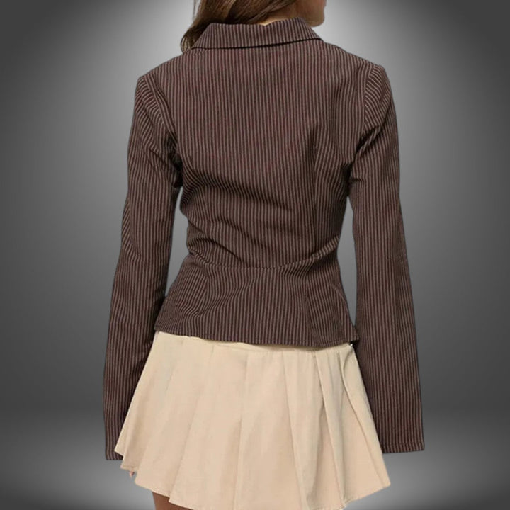 Eva | Blusa Elegante Artigianale a Costine