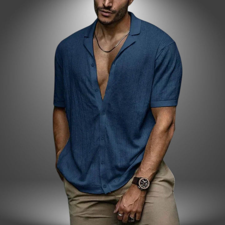 Lorenzo | Camicia Artigianale in Lino da Uomo