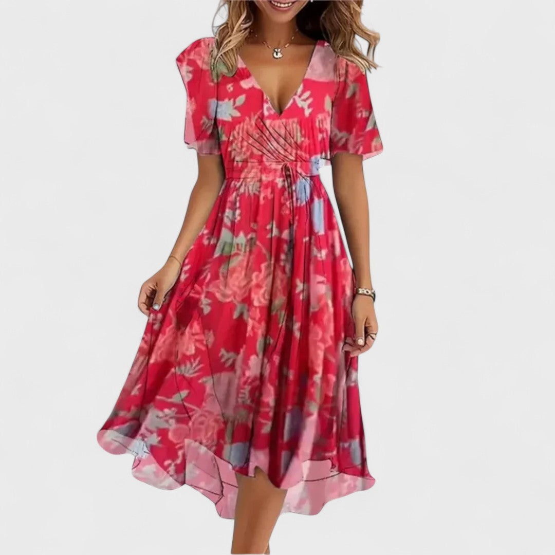 Chiara | Abito Lungo Premium Floreale