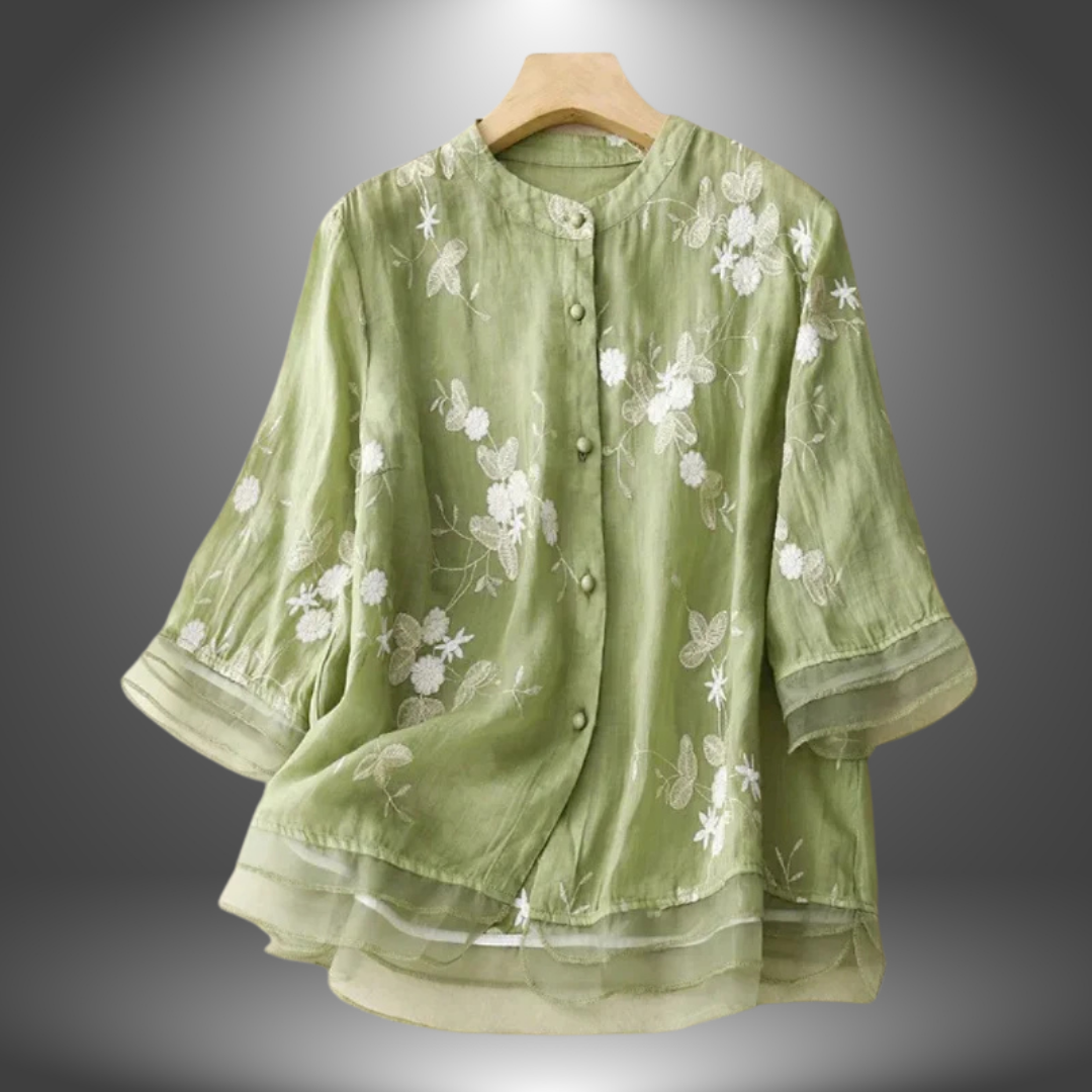 Ruth | Blusa Ricamata Artigianale