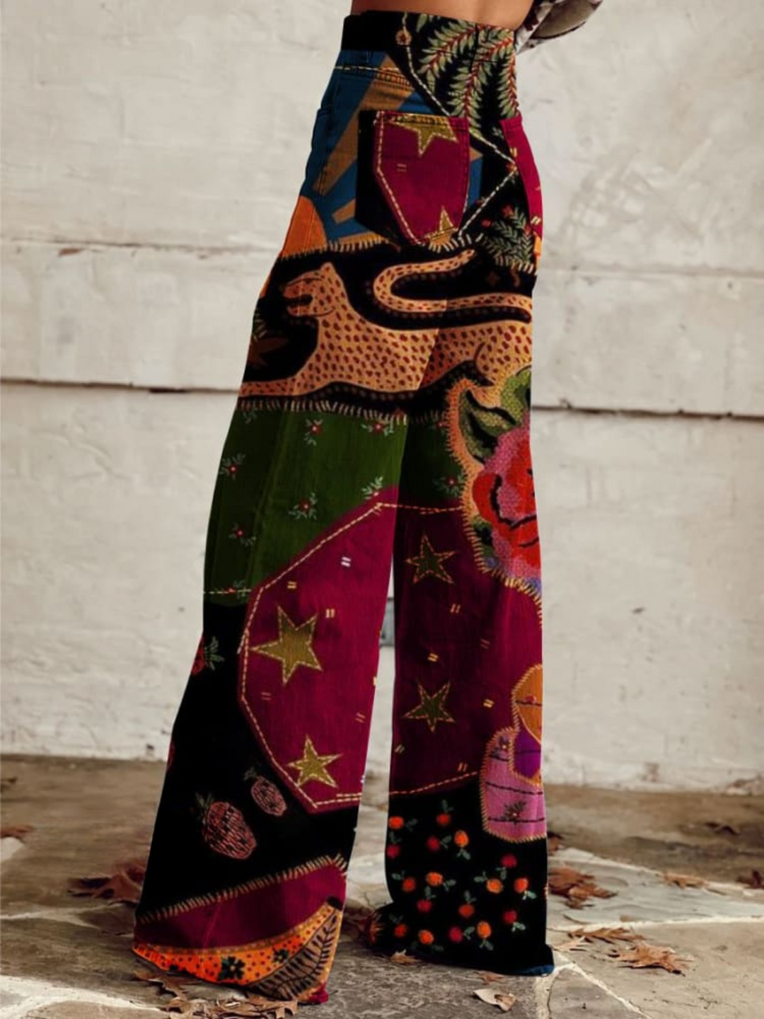 Ines | Pantalone vintage artigianale per un look elegante