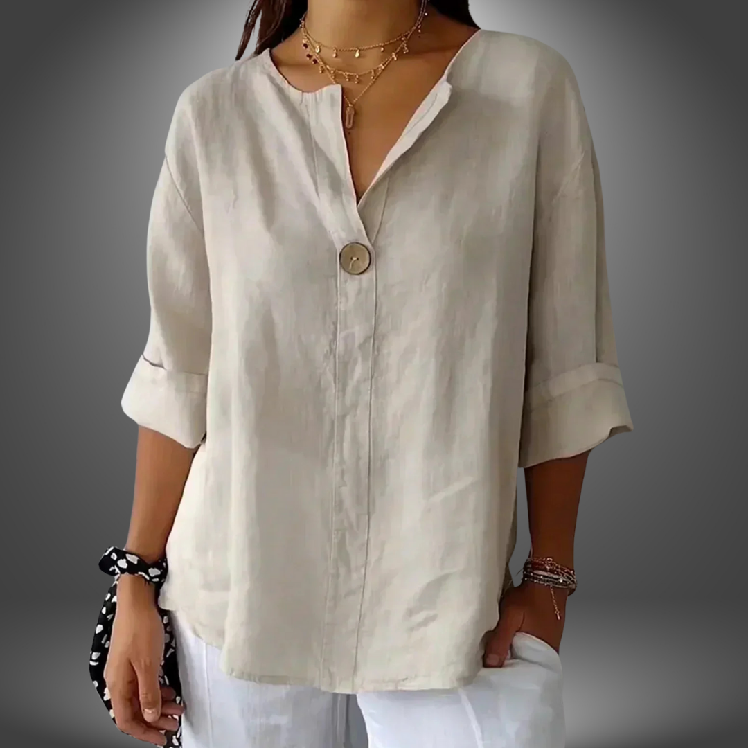 Jessa | Camicia  Premium con Scollatura a V