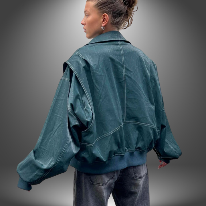 Linde | Giacca in Pelle Artigianale Da Donna