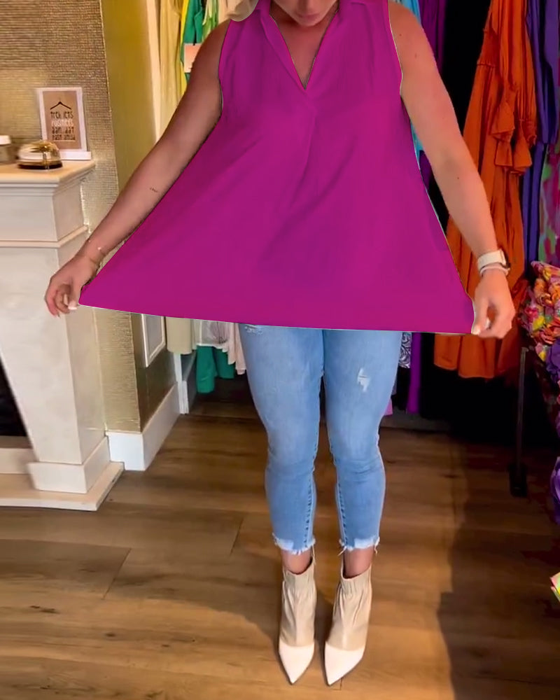 Lily | Top elegante con ruches eleganti