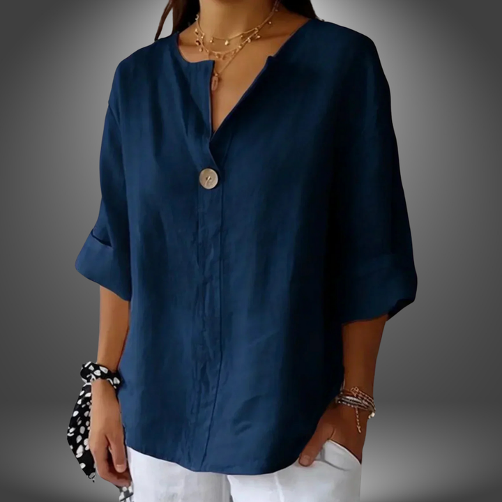 Jessa | Camicia  Premium con Scollatura a V