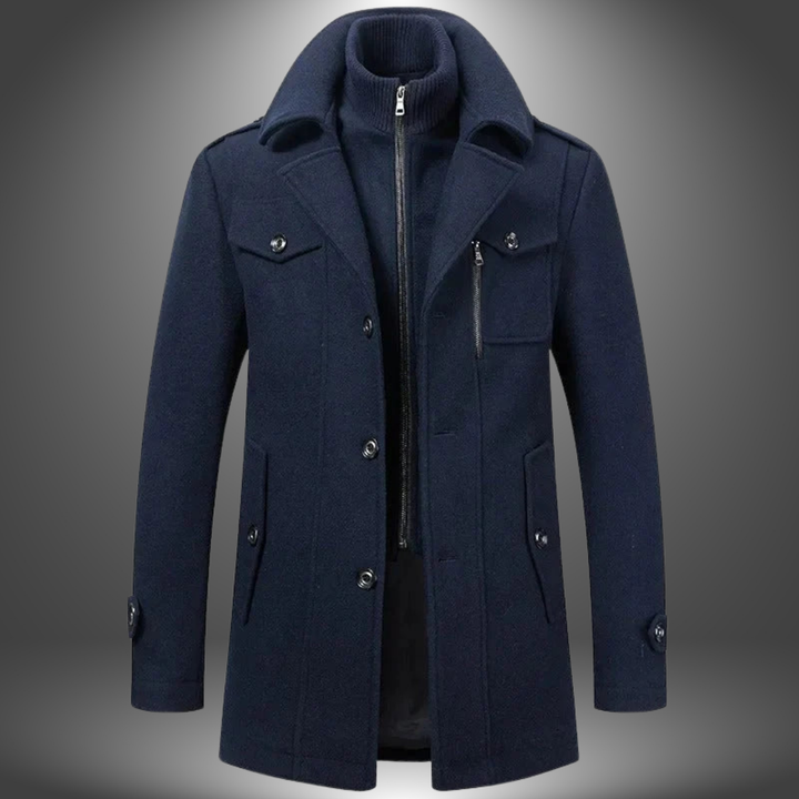 Vidar | Cappotto Vintage in Lana Artigianale