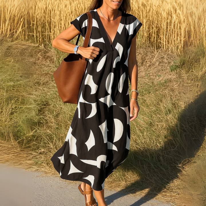 Valentina | Vestito elegante con scollatura a V