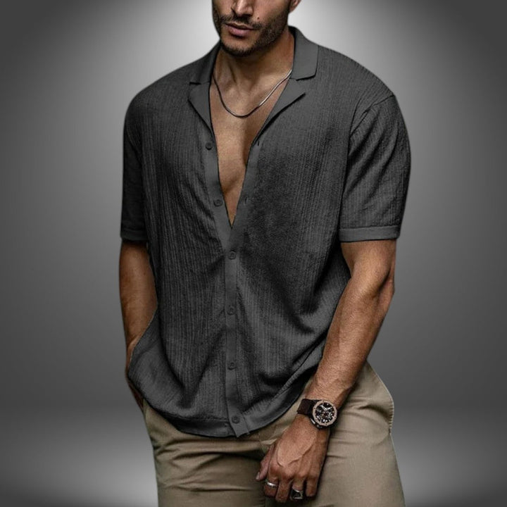 Lorenzo | Camicia Artigianale in Lino da Uomo
