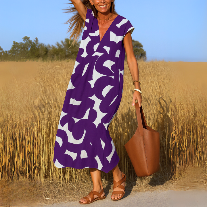 Valentina | Vestito elegante con scollatura a V