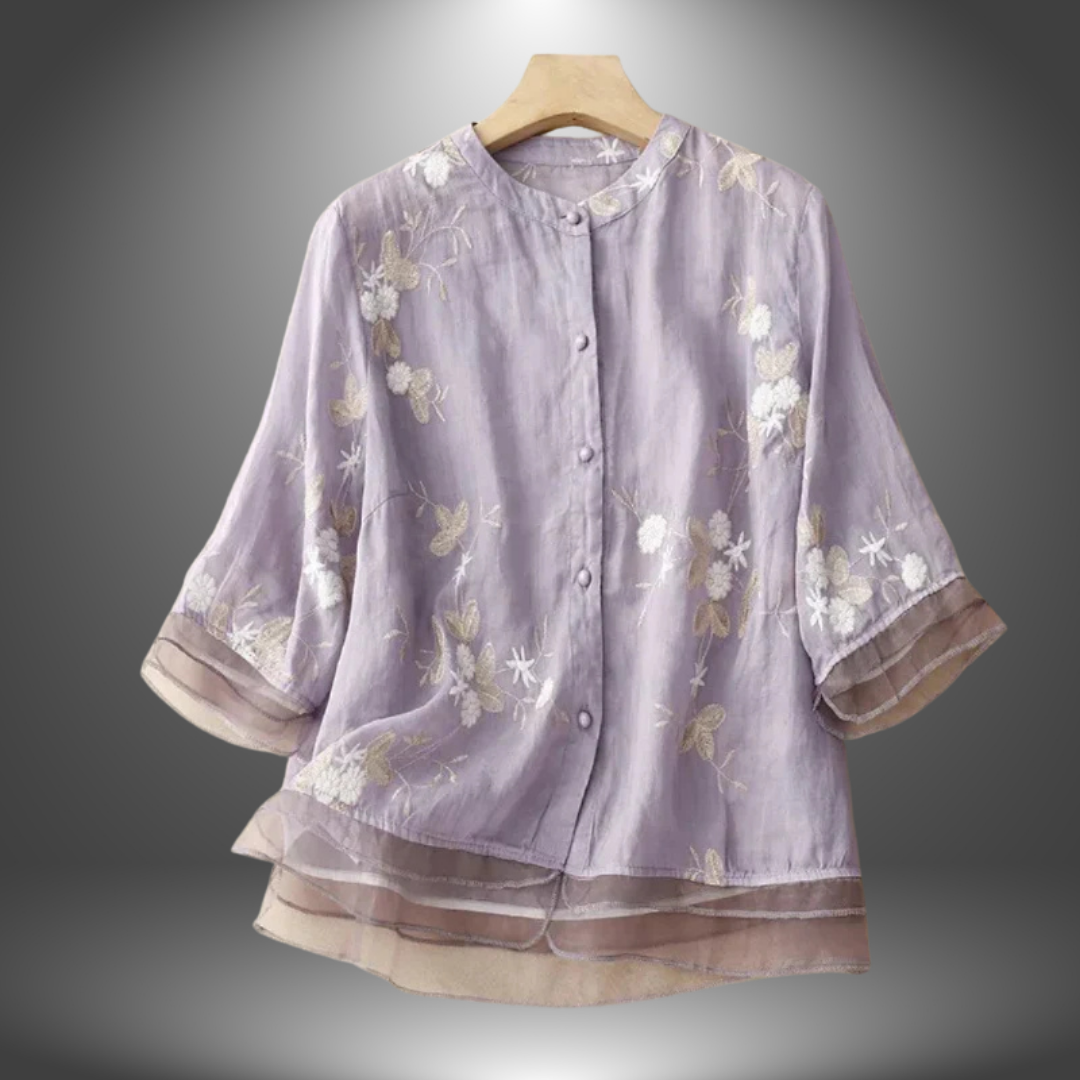 Ruth | Blusa Ricamata Artigianale