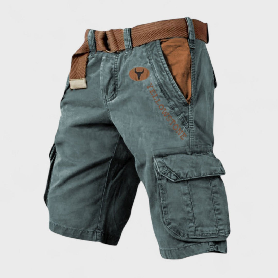Luca | Pantaloni Corti Cargo Artigianali da Uomo