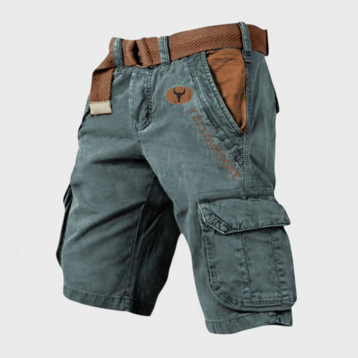 Luca | Pantaloni Corti Cargo Artigianali da Uomo