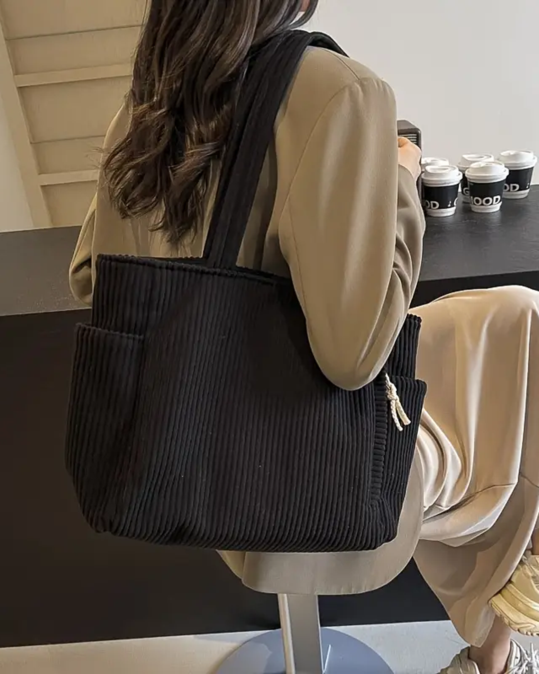 Tilda | Borsa elegante a spalla a coste