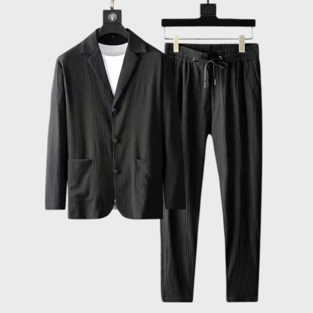 Horacy | Set Blazer in Lino Artigianale da Uomo