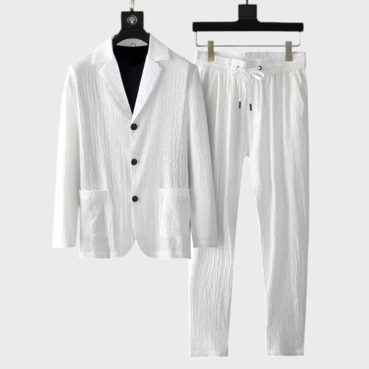 Horacy | Set Blazer in Lino Artigianale da Uomo