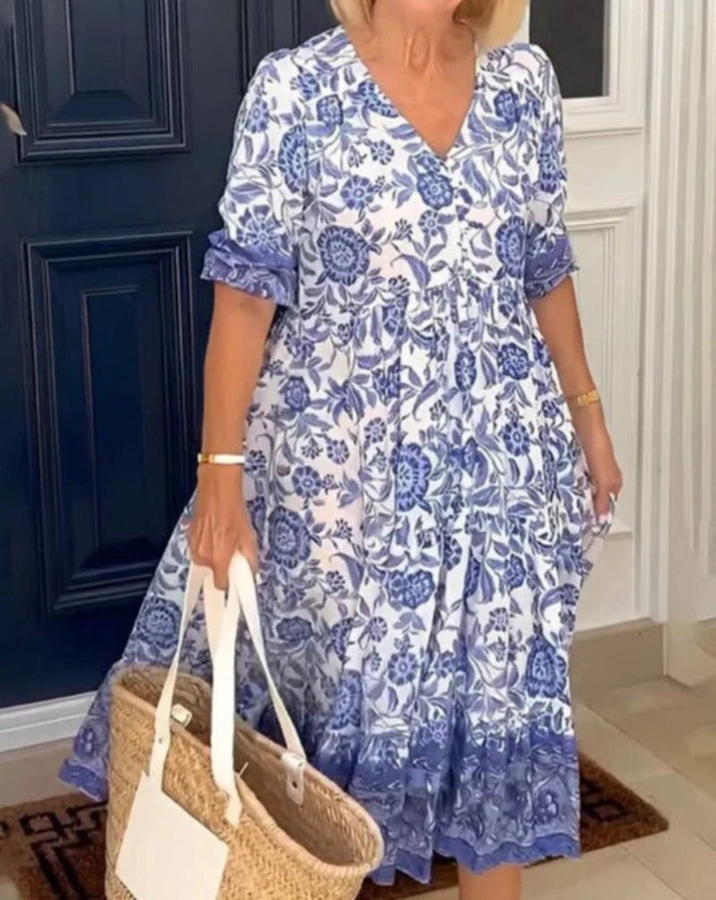 LIA | ABITO FLOREALE ELEGANTE
