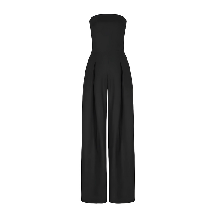 ALESSIA | Combinazione Elegante Senza Spalline con Pantaloni Ampi