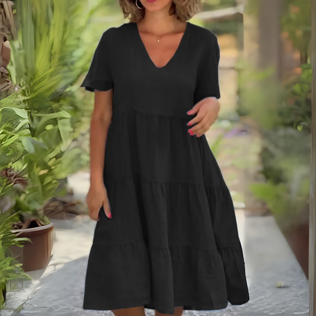 Luce | Abito fluido con scollo a V