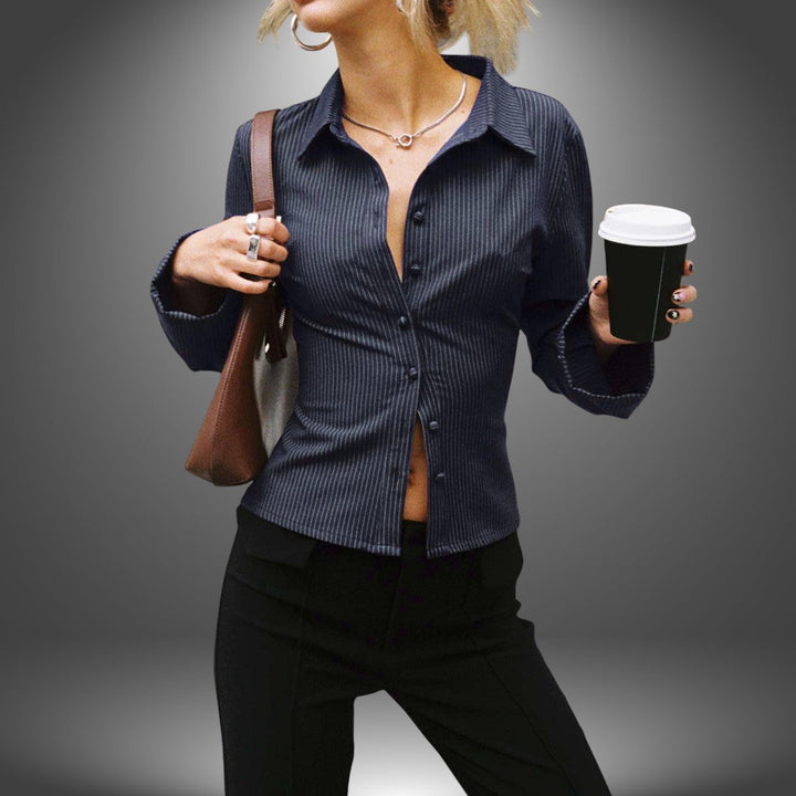 Eva | Blusa Elegante Artigianale a Costine