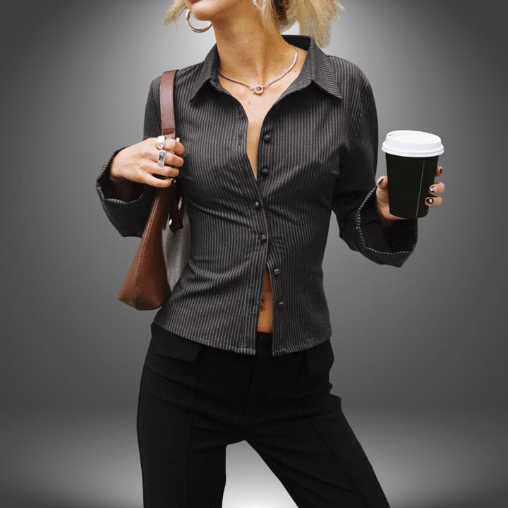 Eva | Blusa Elegante Artigianale a Costine