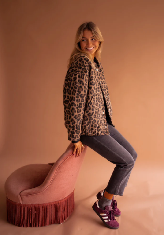 Leona | Giacca bomber in materiale italiano premium