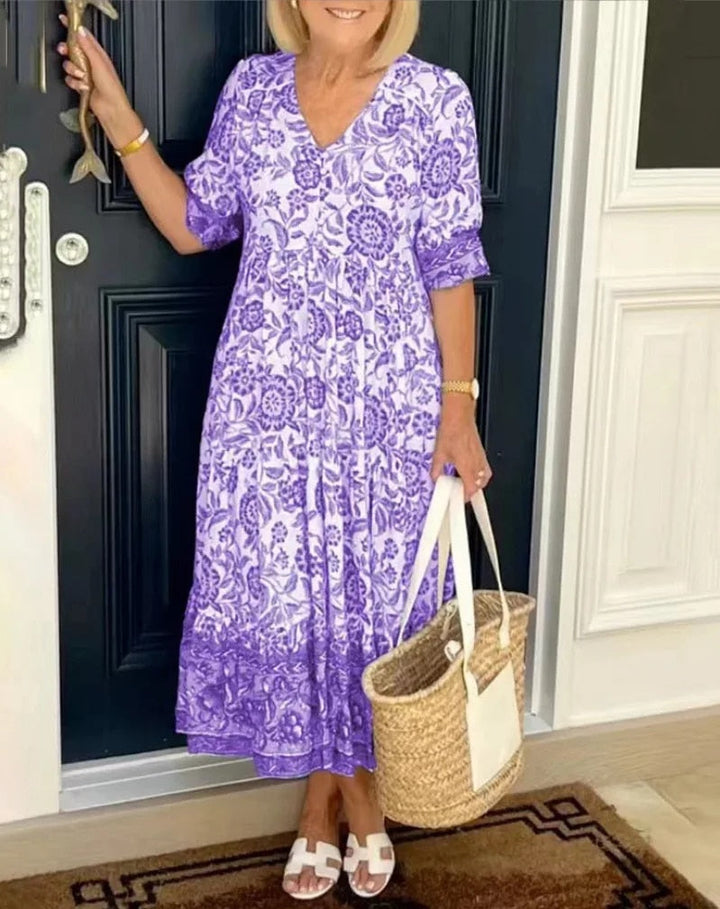 Emilia | Vestito Lungo Artigianale Estivo