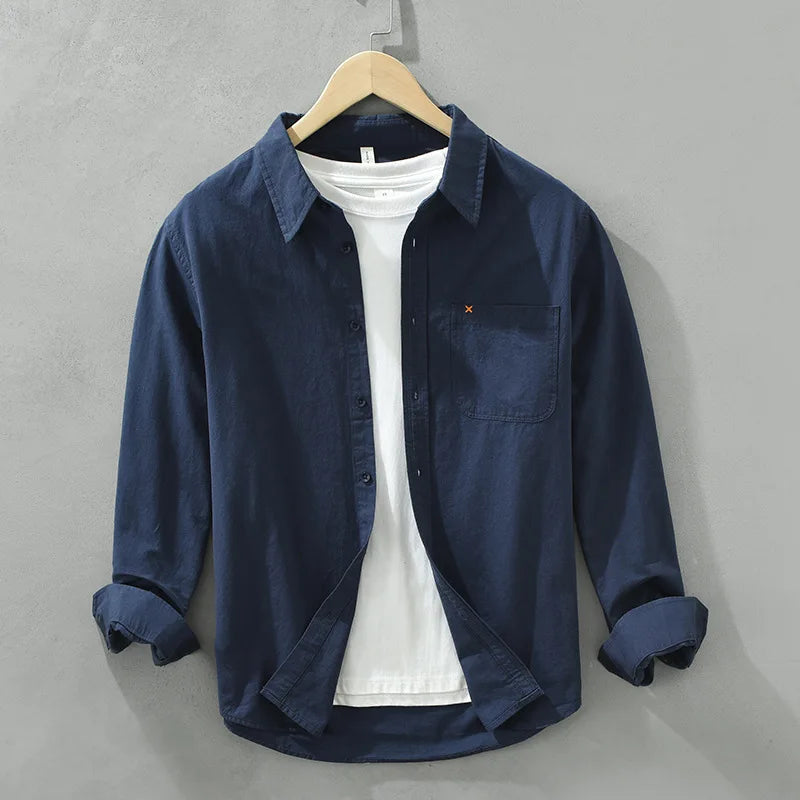 Carl | Camicia in Cotone Artigianale