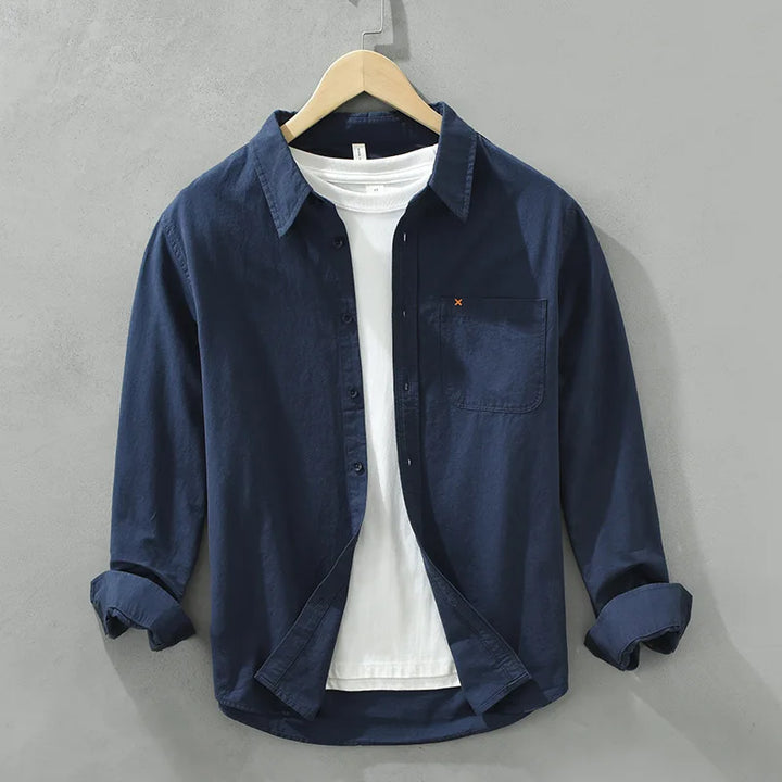 Carl | Camicia in Cotone Artigianale