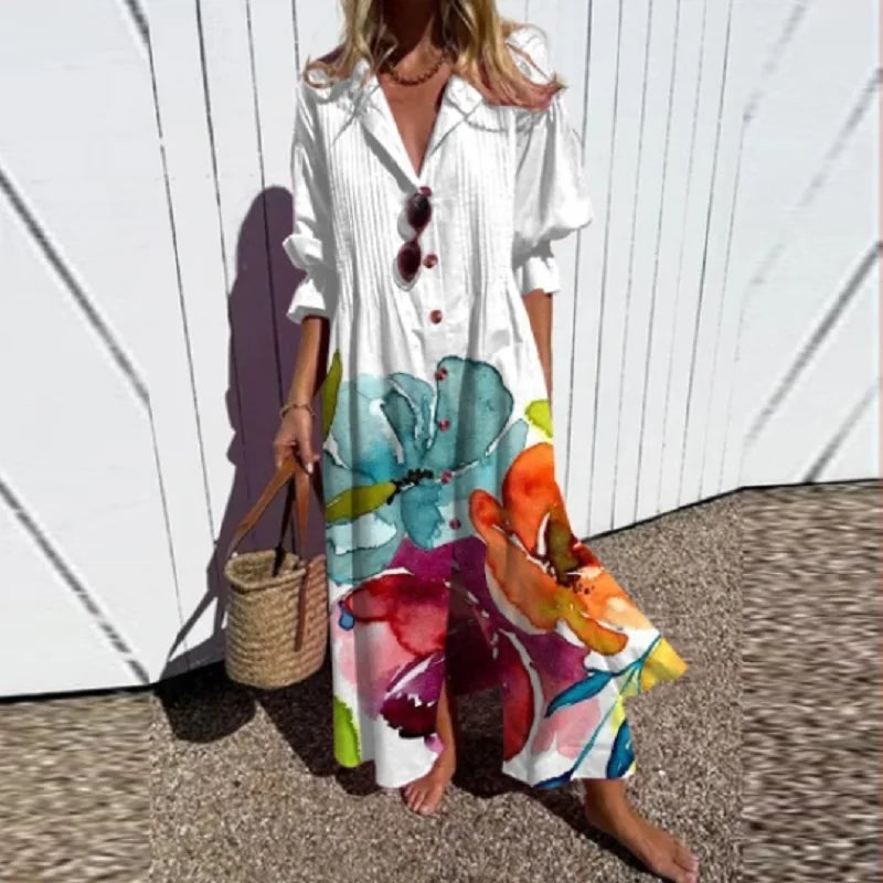 Lila | Abito boho artigianale
