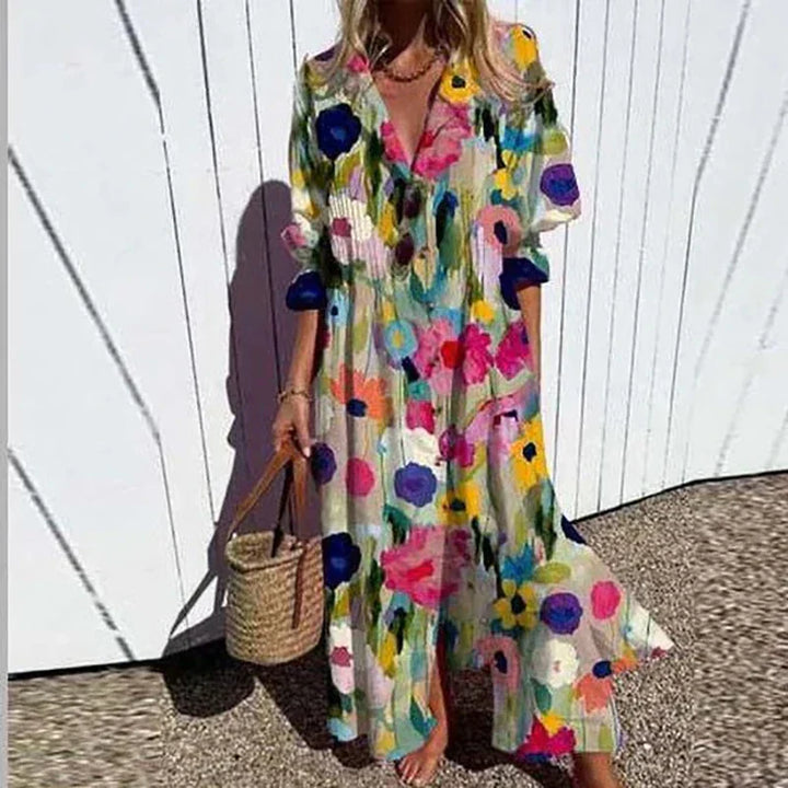 Lila | Abito boho artigianale