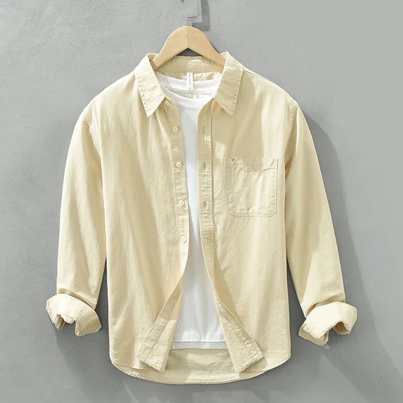 Carl | Camicia in Cotone Artigianale
