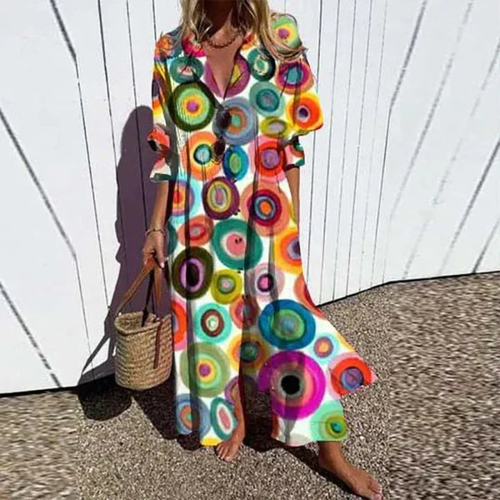 Lila | Abito boho artigianale