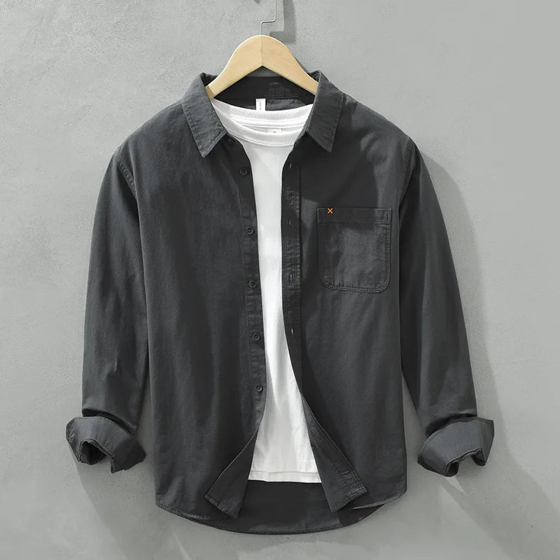 Carl | Camicia in Cotone Artigianale
