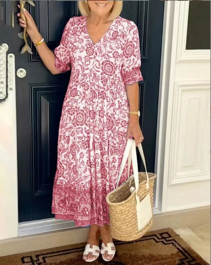 Emilia | Vestito Lungo Artigianale Estivo