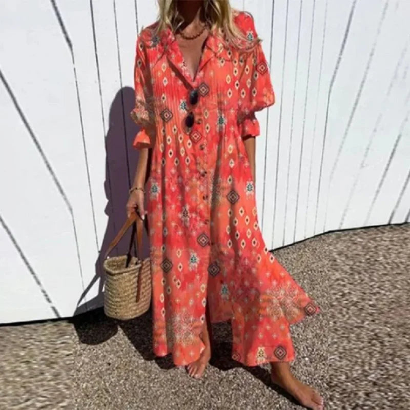 Lila | Abito boho artigianale