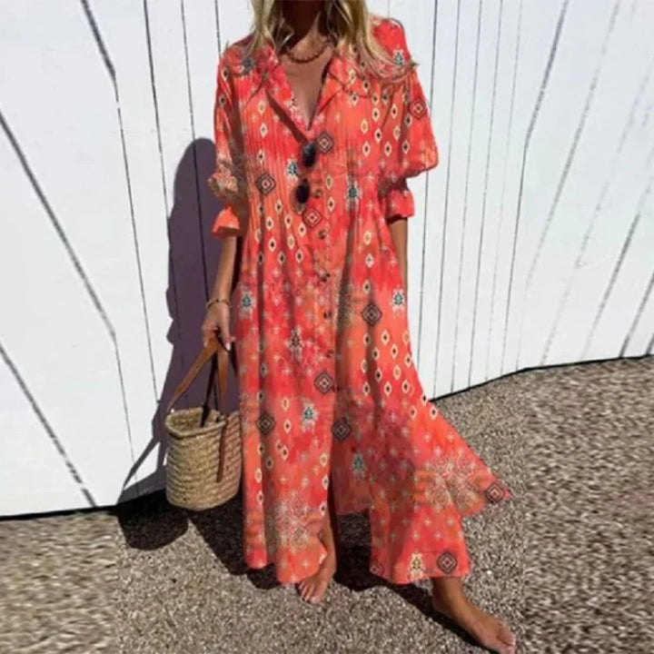 Lila | Abito boho artigianale
