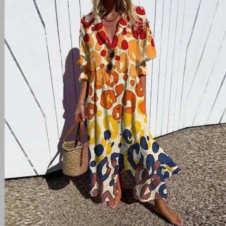Lila | Abito boho artigianale
