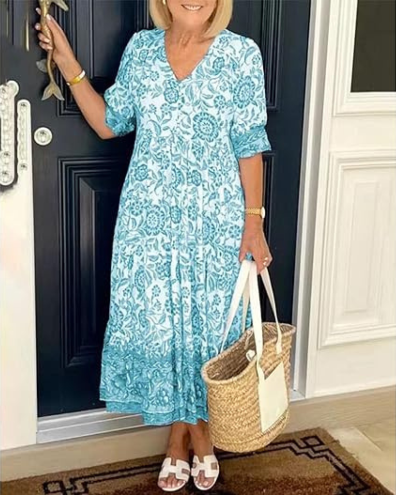 LIA | ABITO FLOREALE ELEGANTE
