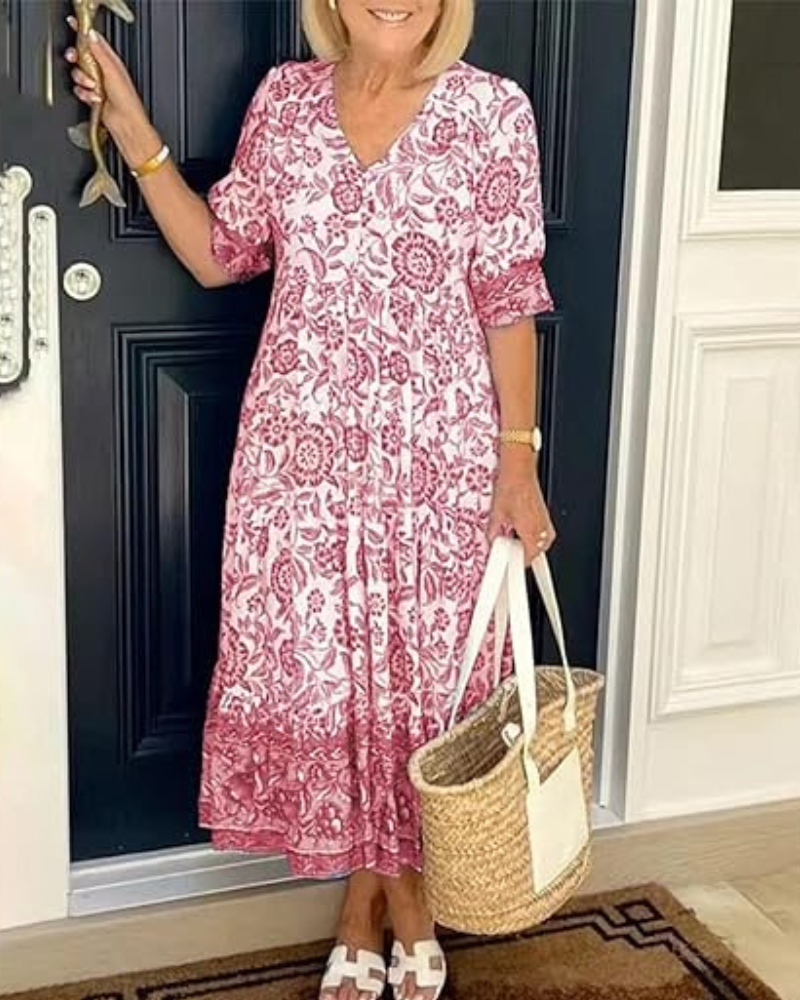 LIA | ABITO FLOREALE ELEGANTE