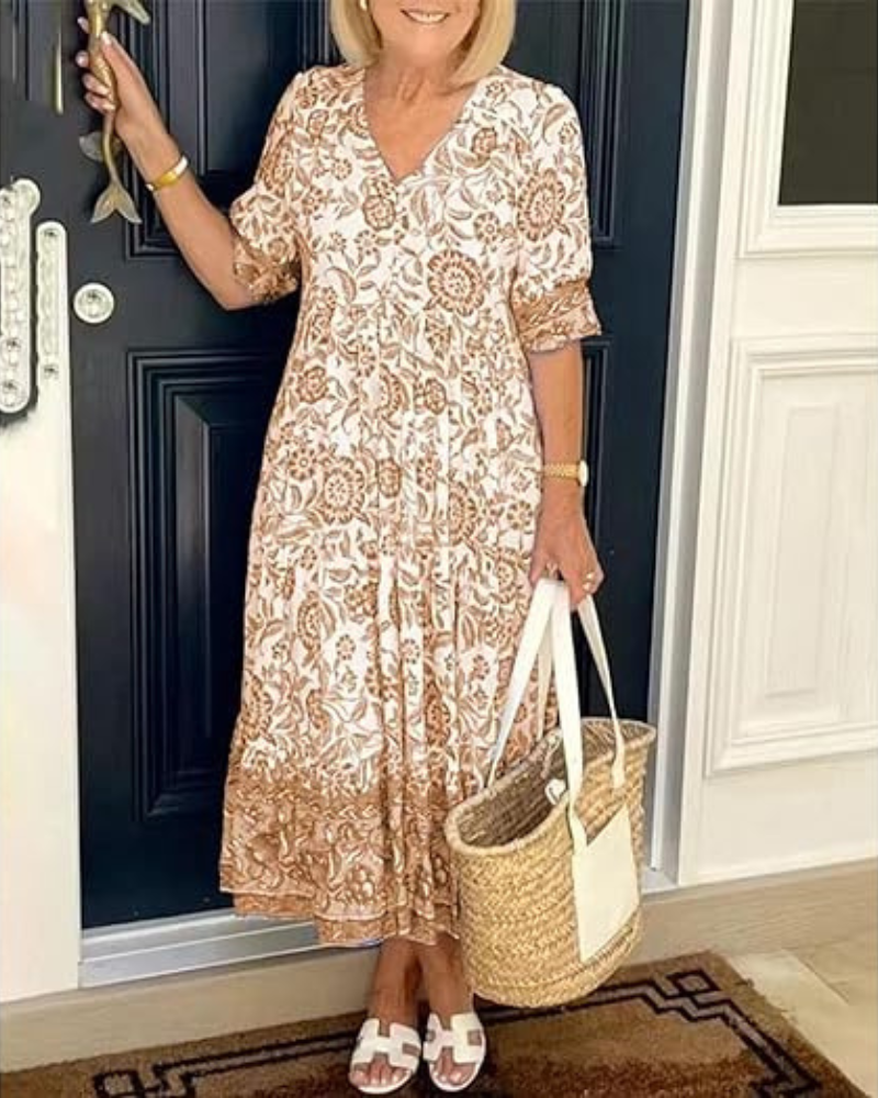 LIA | ABITO FLOREALE ELEGANTE