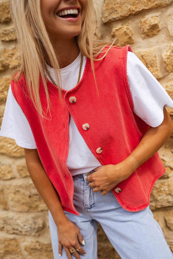 Anna | Gilet estivo in lino