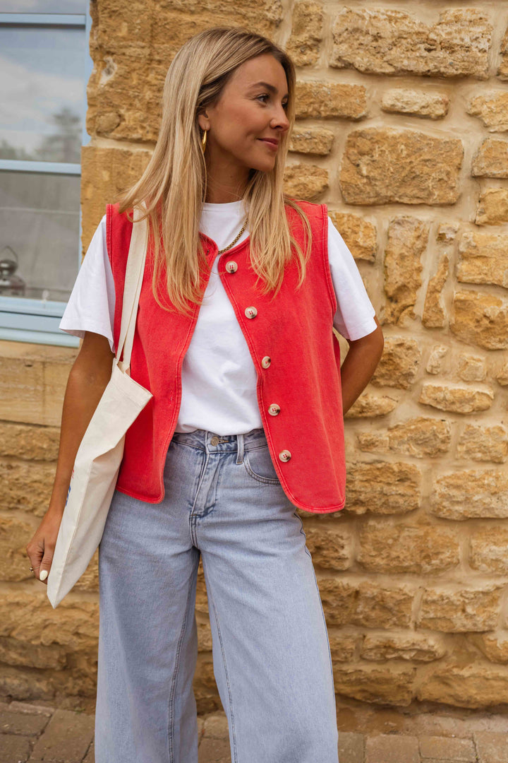 Anna | Gilet estivo in lino