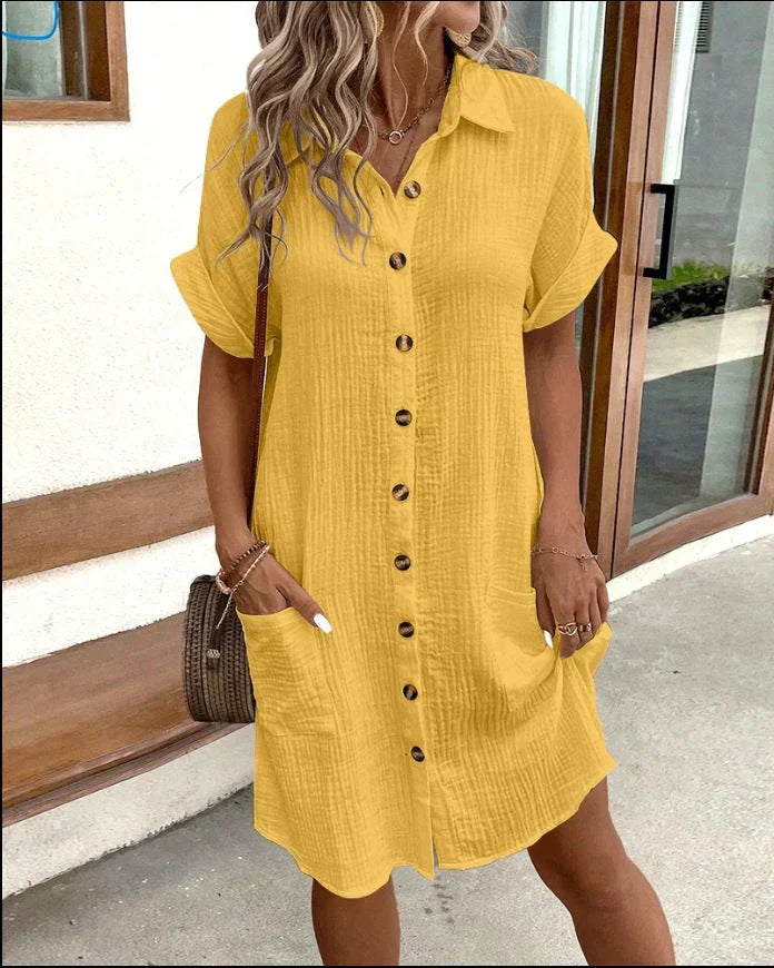 Celest | Abito polo elegante in tessuto