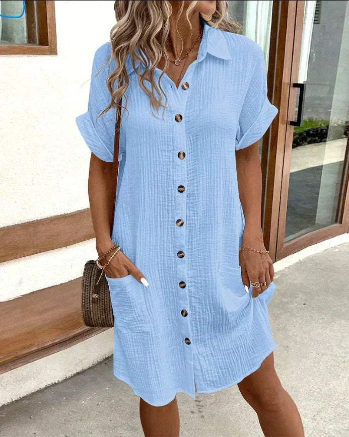 Celest | Abito polo elegante in tessuto