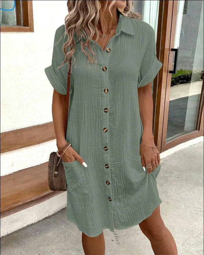 Celest | Abito polo elegante in tessuto