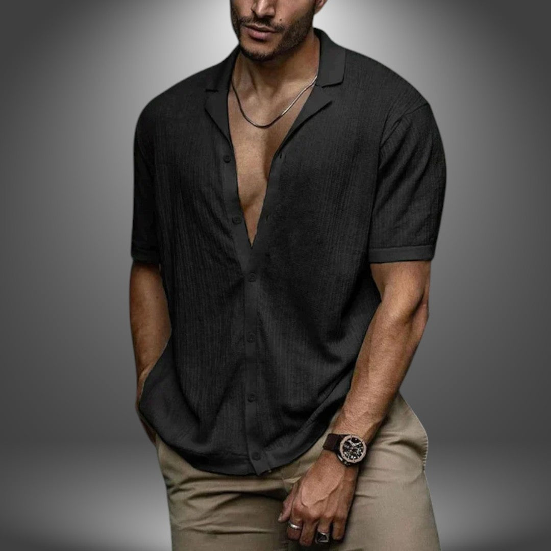 Lorenzo | Camicia Artigianale in Lino da Uomo