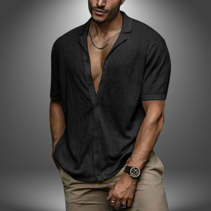 Lorenzo | Camicia Artigianale in Lino da Uomo