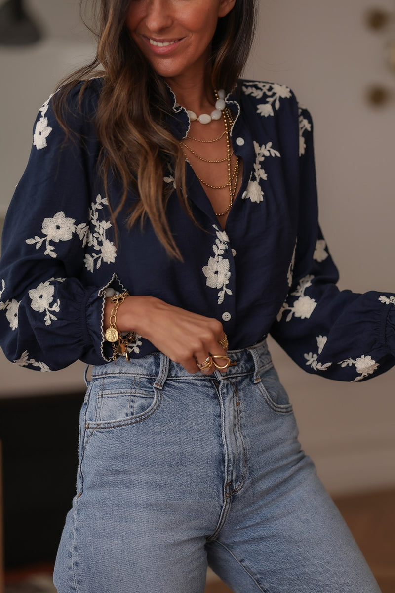 Elira | Blusa in tessuto premium per un look elegante